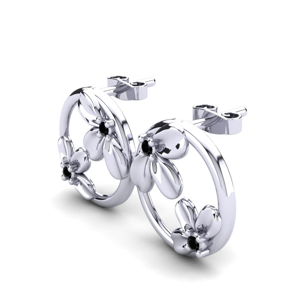 Black Sapphire Women's Earring Farangis