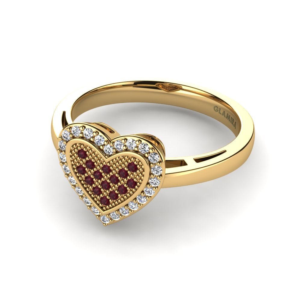 Garnet Ring Sophia