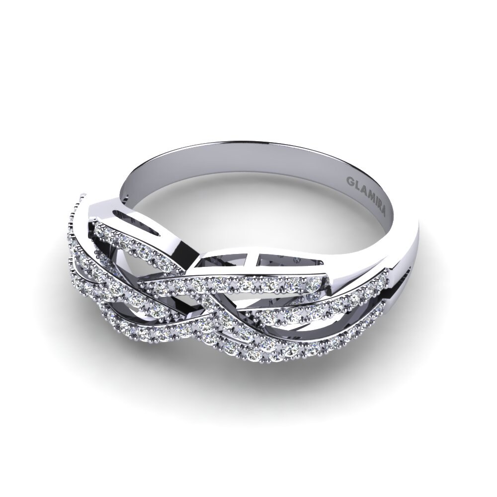 Labor-gezüchteter Diamant Ring Melody