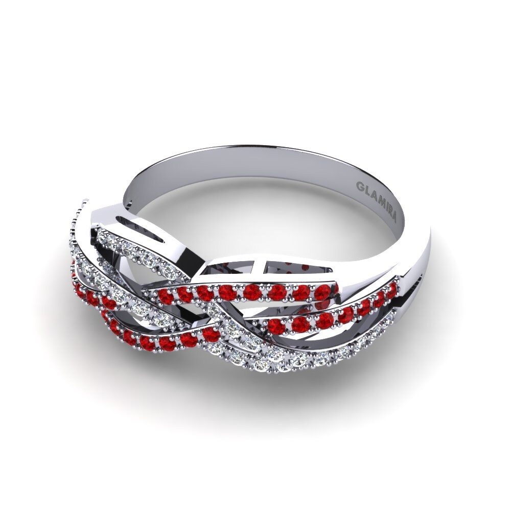 Circonita Roja Anillo Melody
