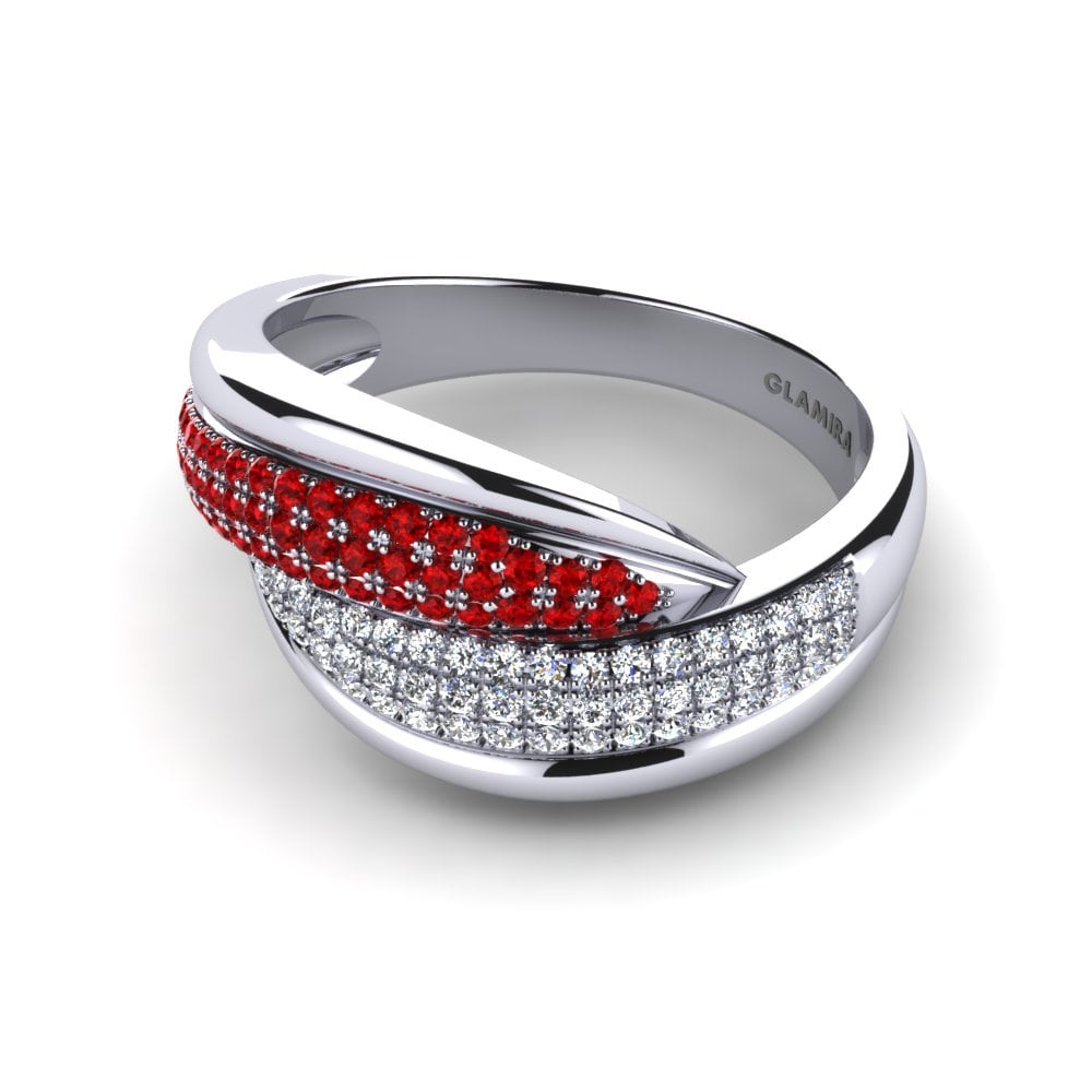 Circonita Roja Anillo Audrey