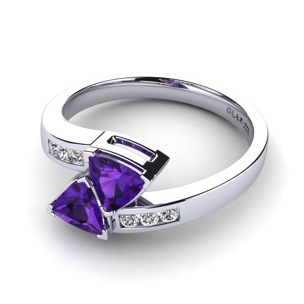 Améthyste Bague de fiançailles Erin