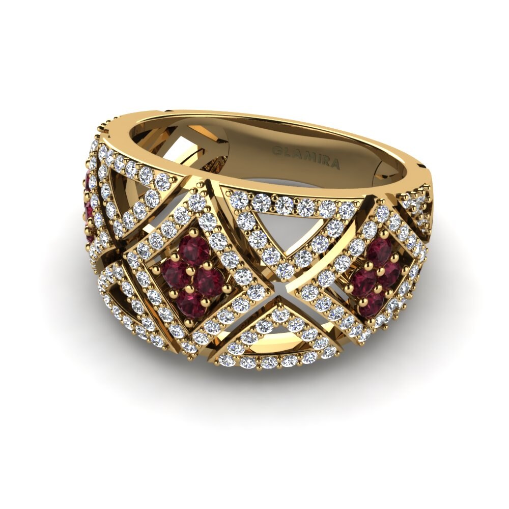 Garnet Ring Irina