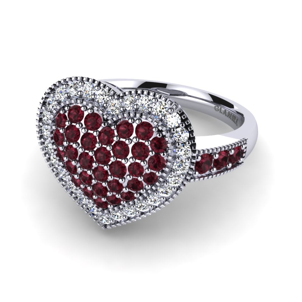 Garnet Ring Raquel