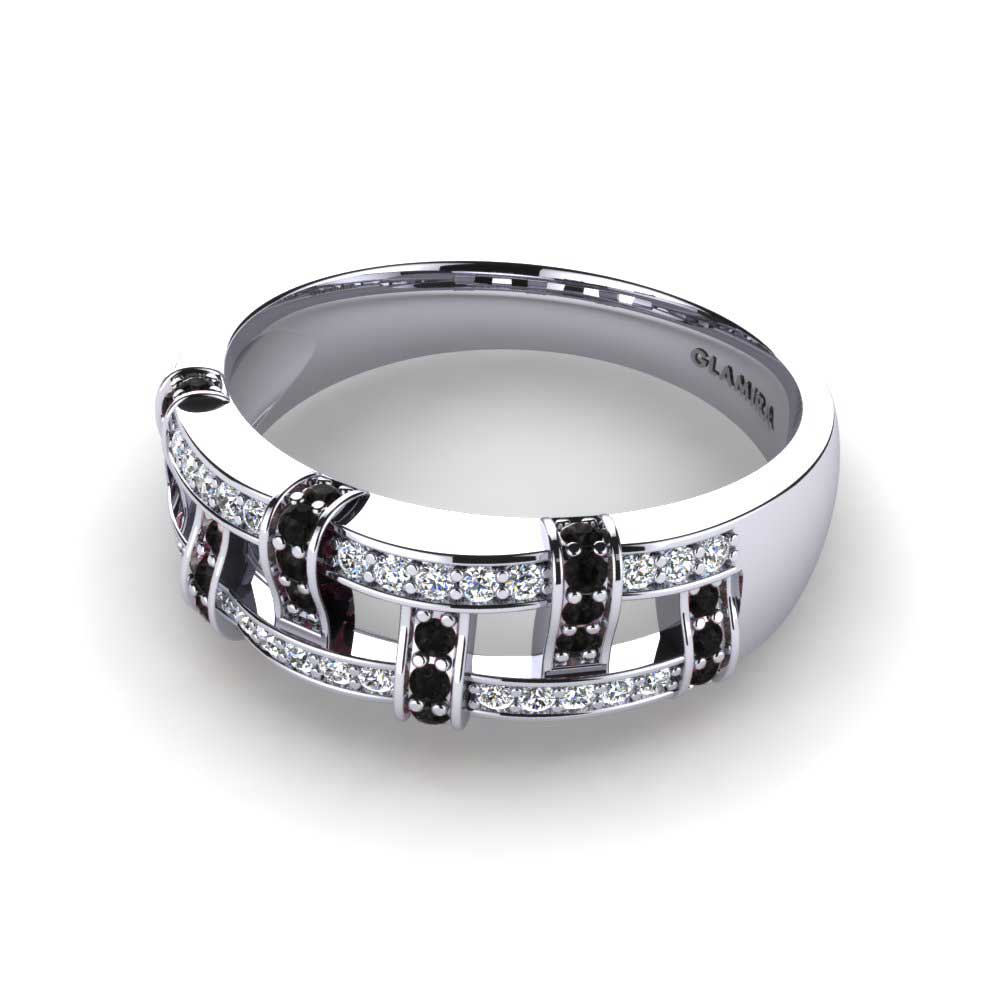 Schwarzer Diamant Ring Tilly