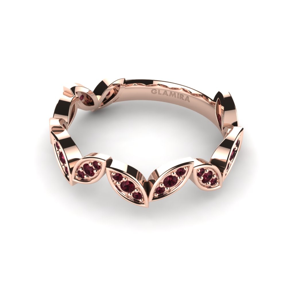 Garnet Ring Faye