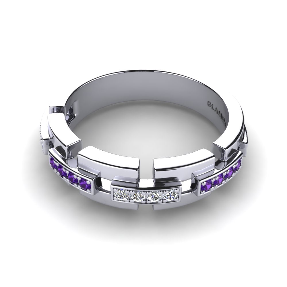 Amethyst Men's Ring Hercules
