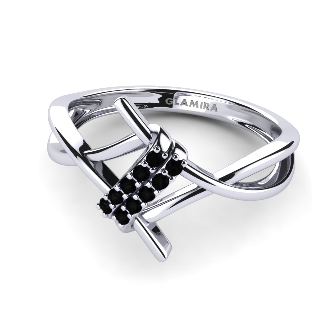 Schwarzer Diamant Ring Hazel