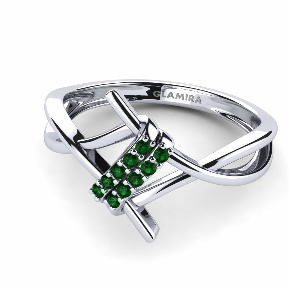 Fashion Emerald Engagement Rings