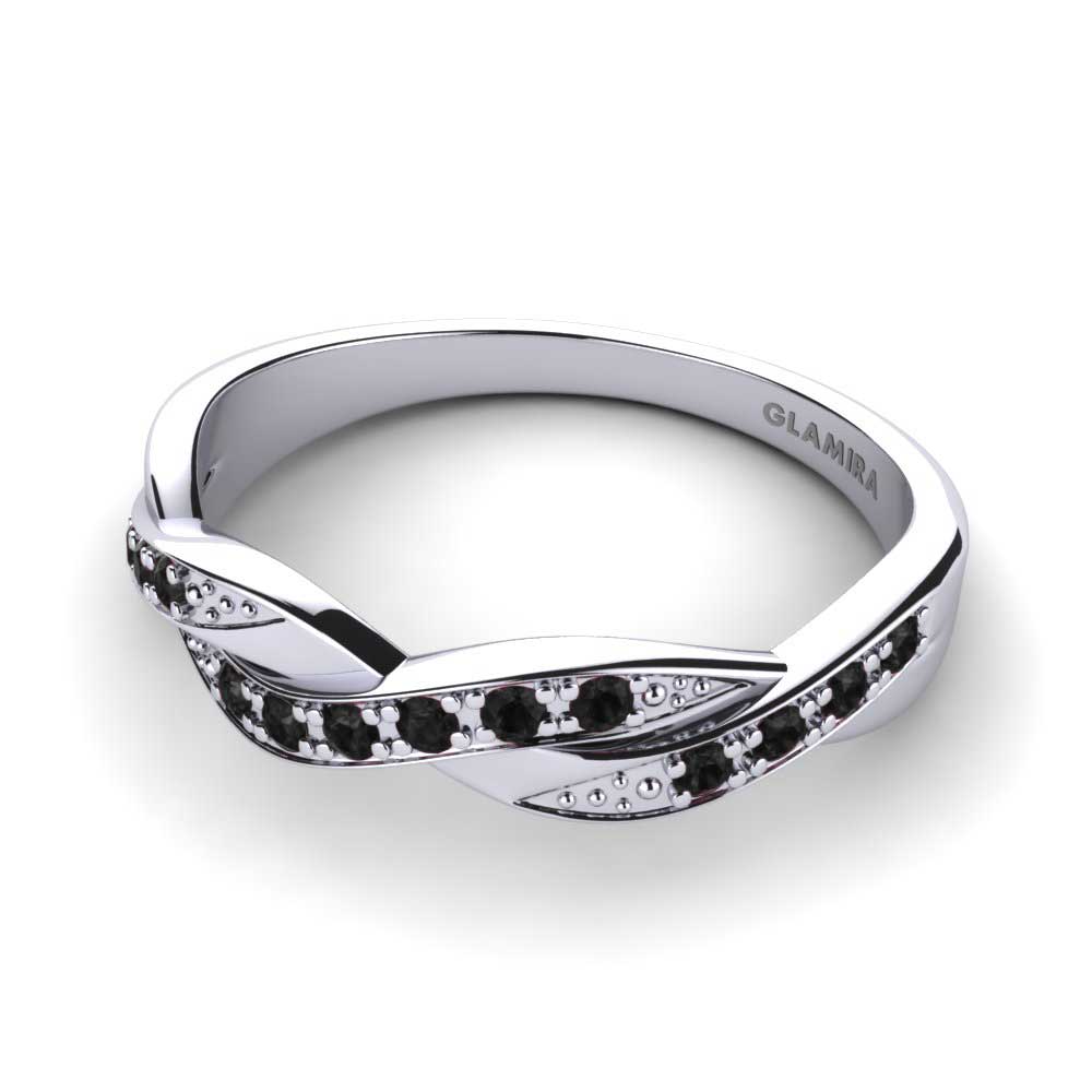 Schwarzer Diamant Ring Megan