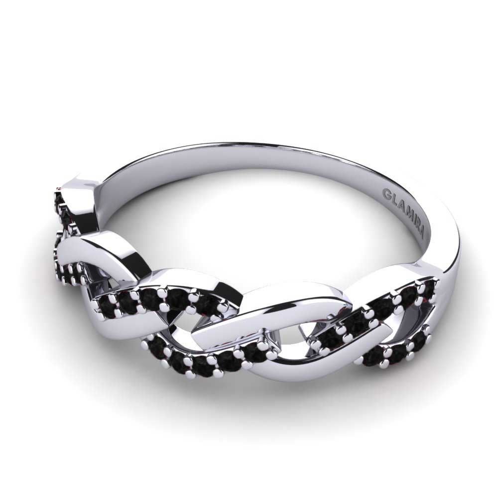 Diamante Negro Anel Gabrielle