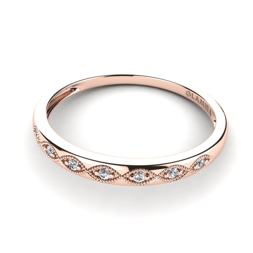 18ct Rose Gold Lab Grown Diamond Ring Angelina