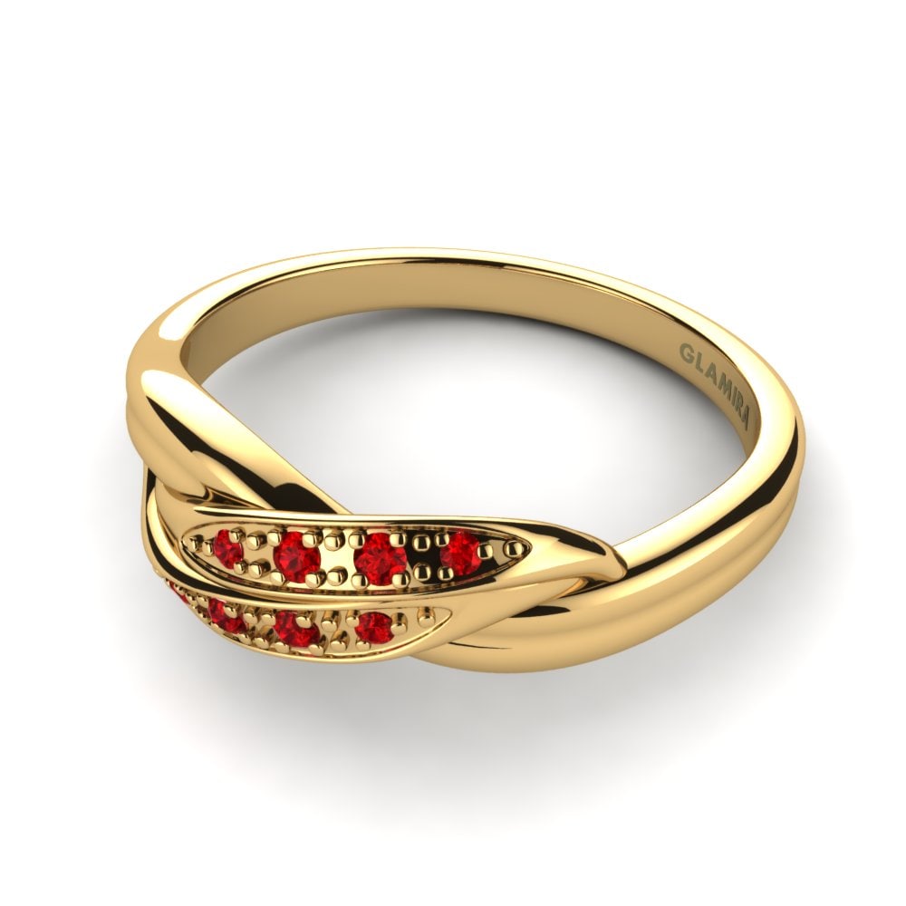 Circonita Roja Anillo Eve