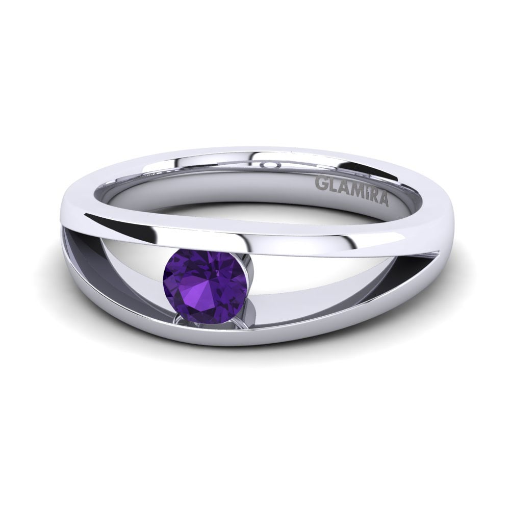 Améthyste Bague de fiançailles Jessica 0.25crt