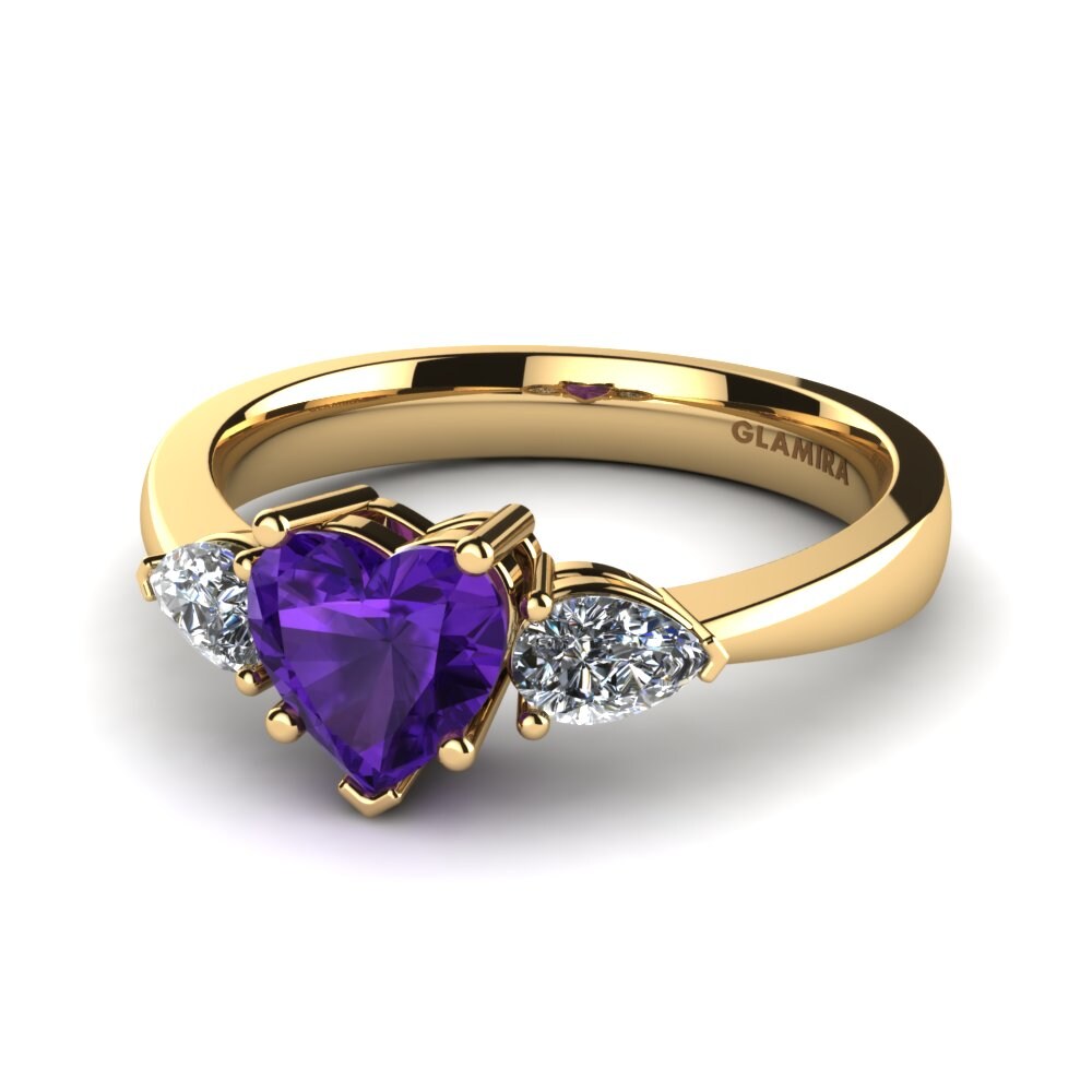 Amethyst Verlobungsring Lucy