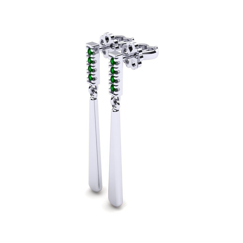Green Zirconia Women's Earring Miwate