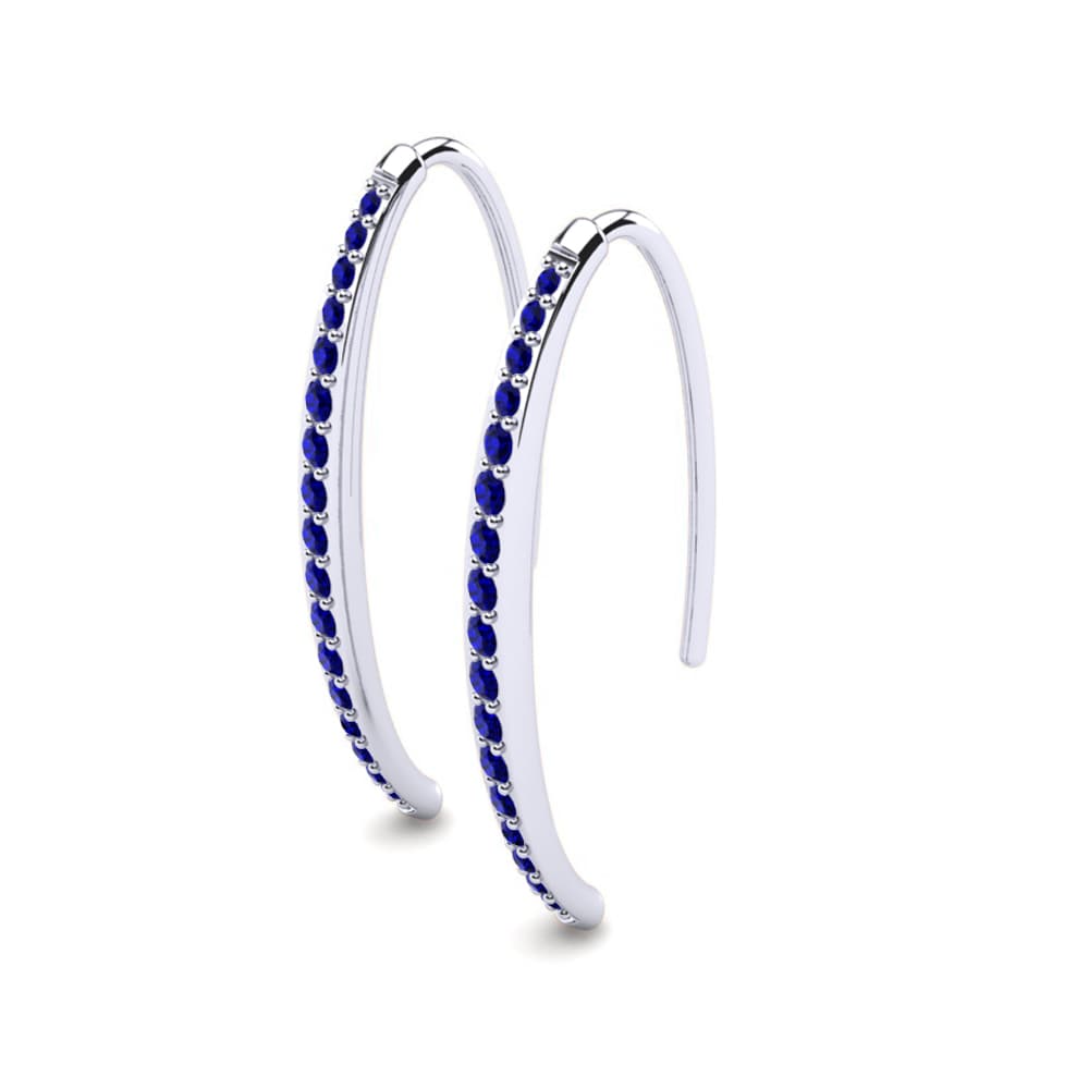 Dark Blue Zirconia Women's Earring Pluma