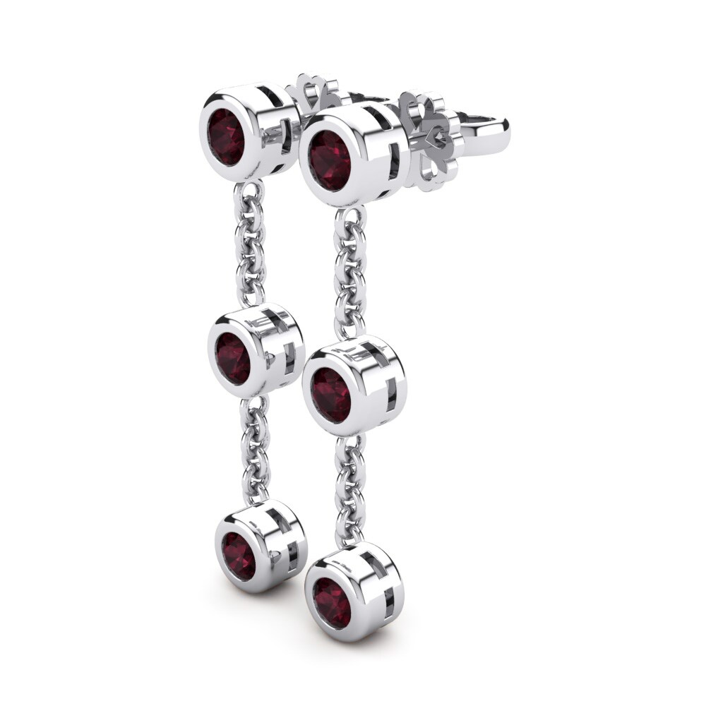 Garnet Women's Earring Brillar