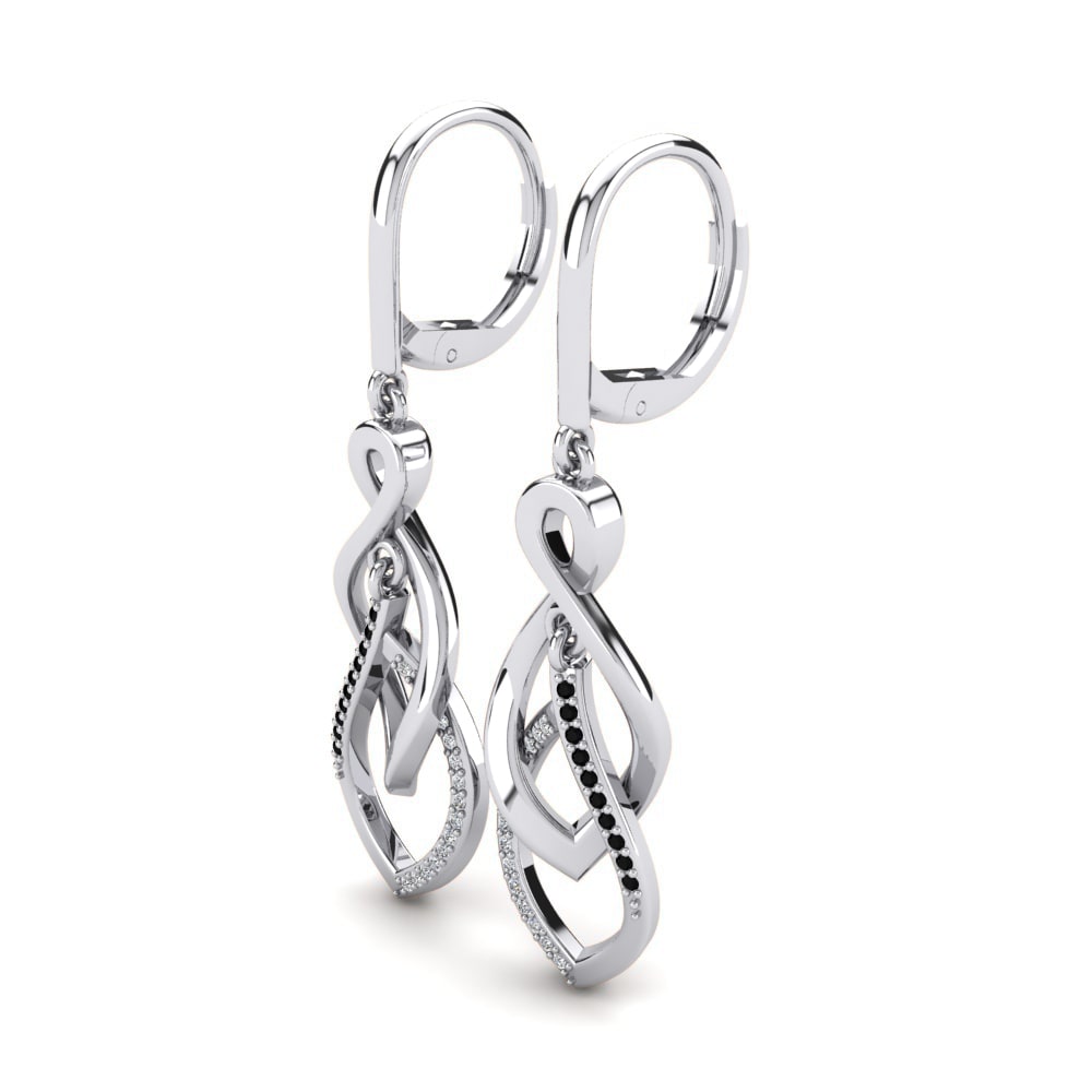 Black Onyx Women's Earring Gocce