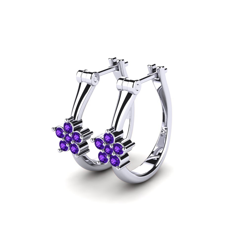 Amethyst Women's Earring Mekselina