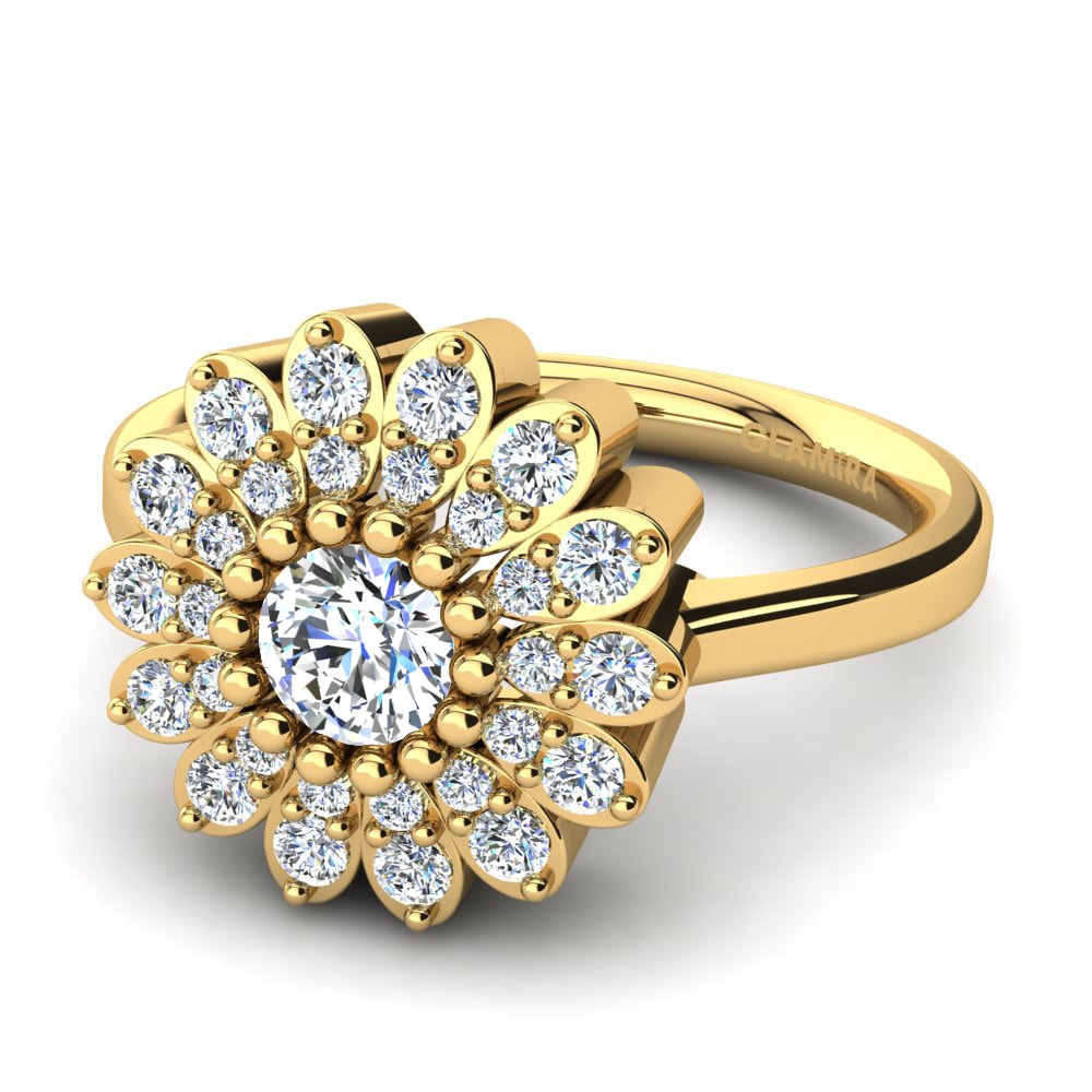 Zafiro blanco Anillo Griseus