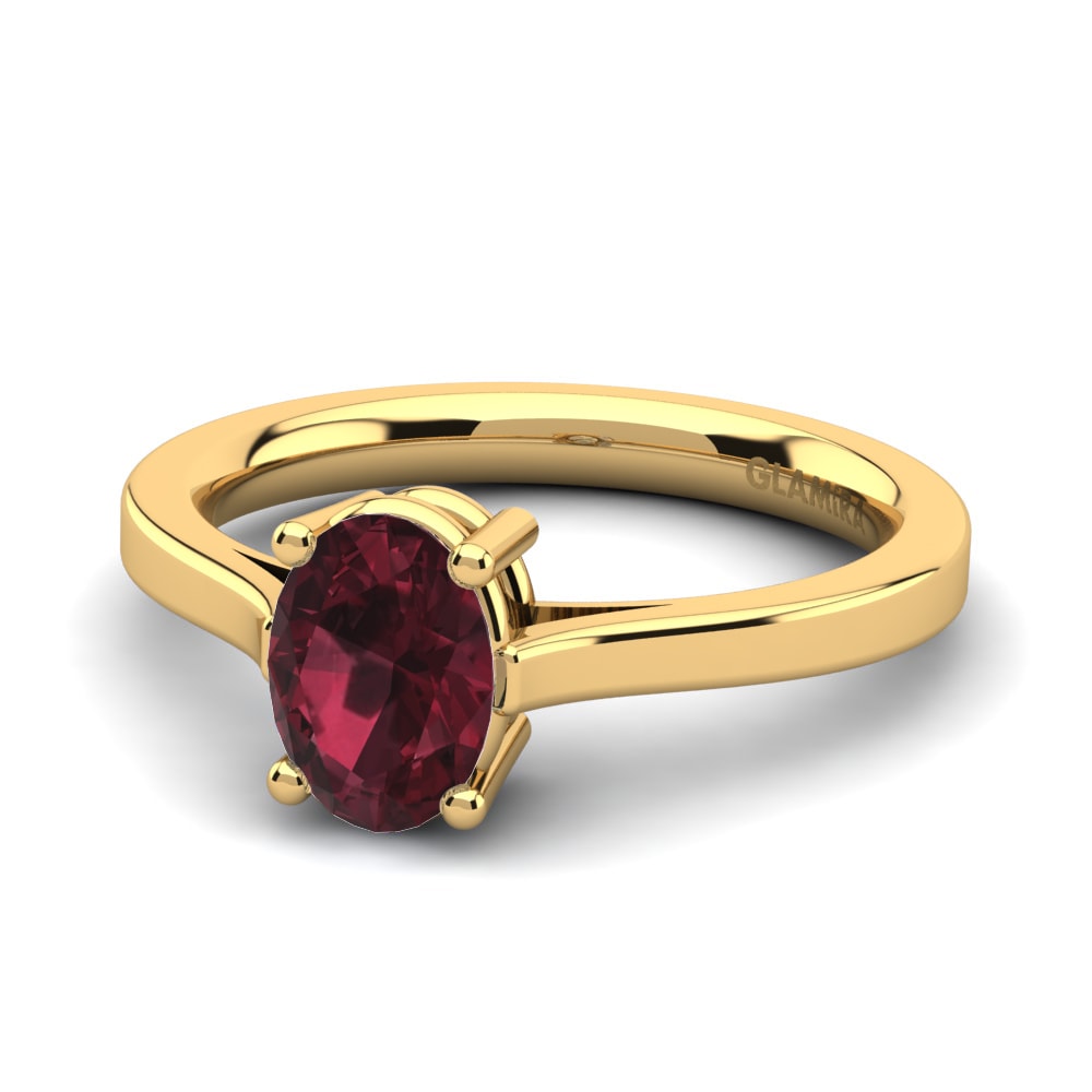 Garnet Engagement Ring Linde