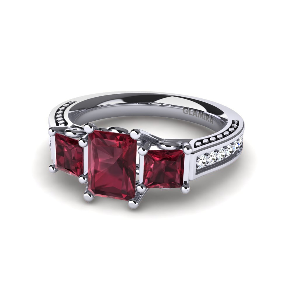 Garnet Engagement Ring Monique