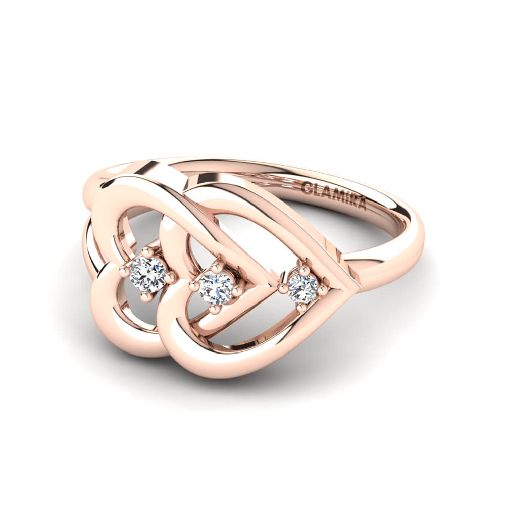 18ct Rose Gold Lab Grown Diamond Ring Alda