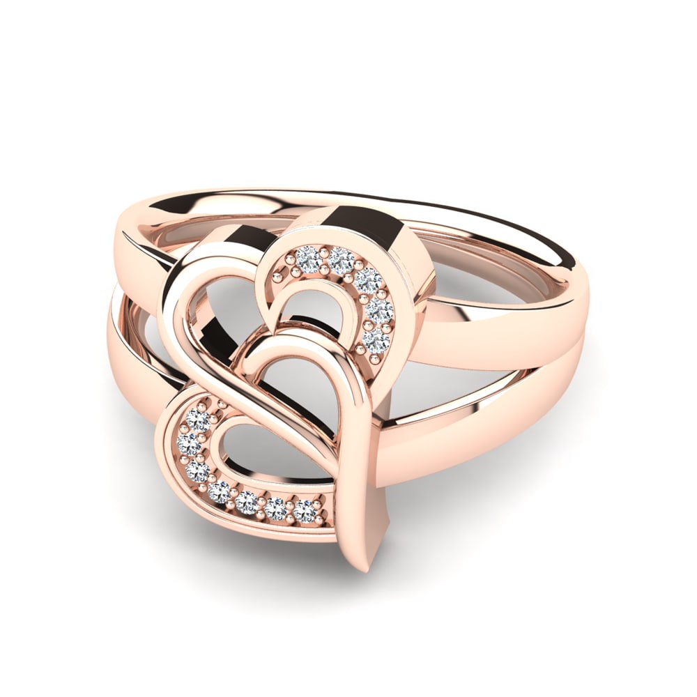 18ct Rose Gold Lab Grown Diamond Ring Azul