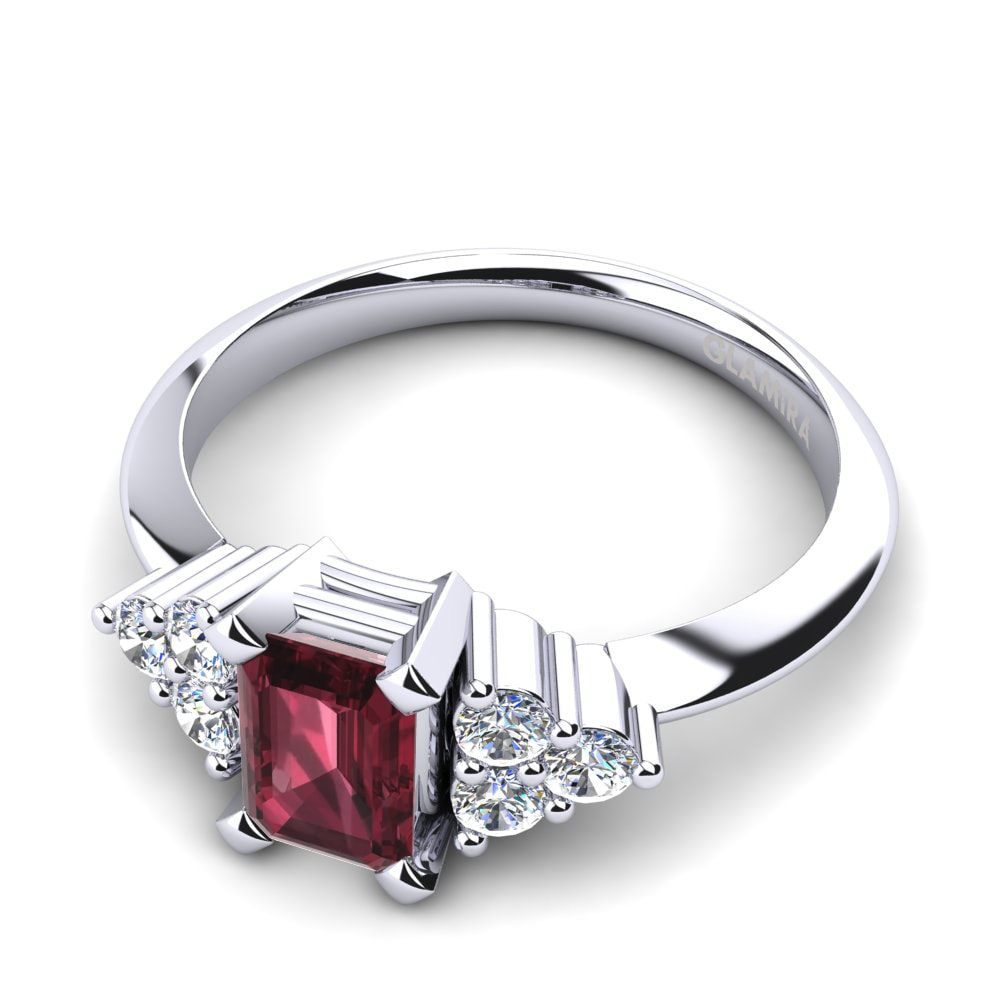 Granate Anillo de compromiso Renske