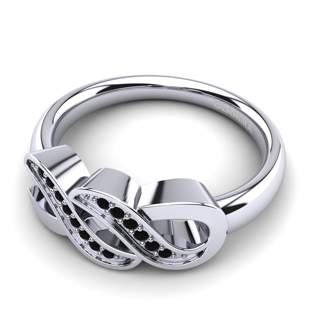 Schwarzer Diamant Ring Sofia