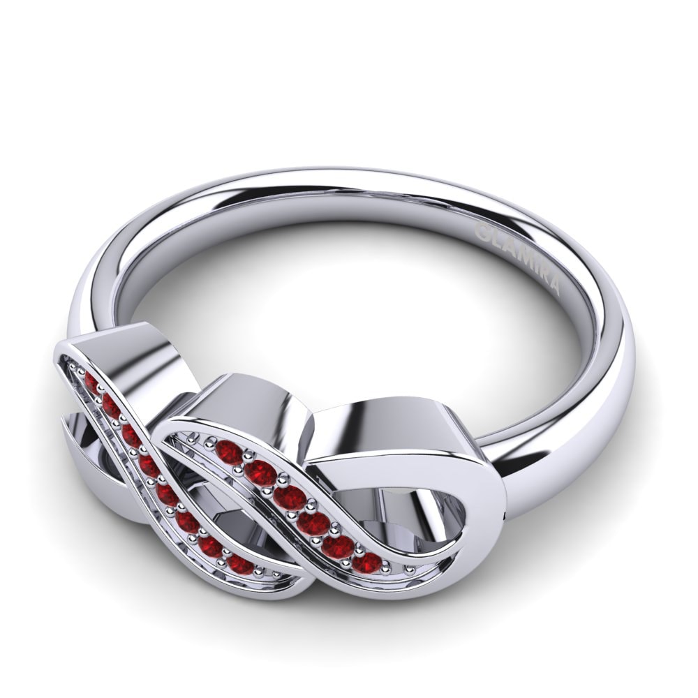 Circonita Roja Anillo Sofia
