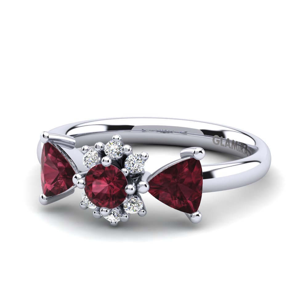Garnet Engagement Ring Aldyne