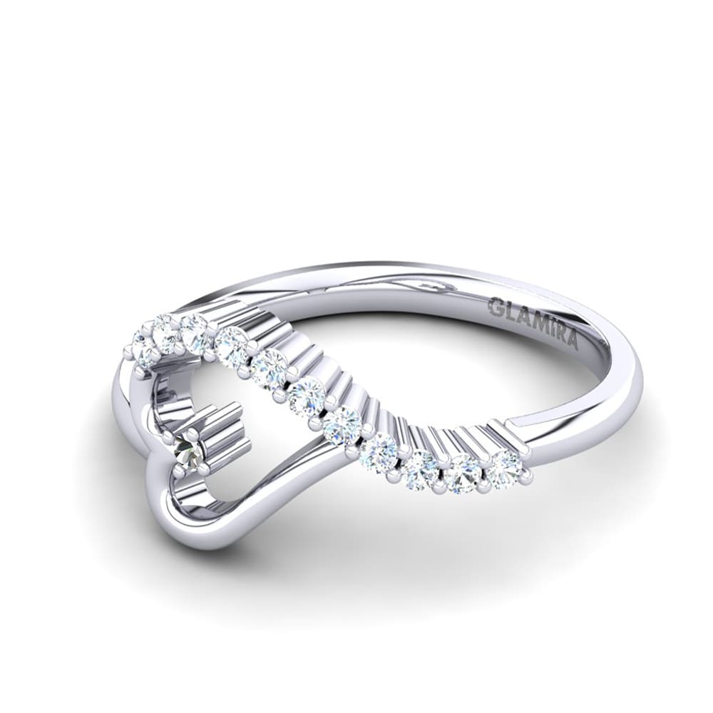 White sapphire Ring Callainus