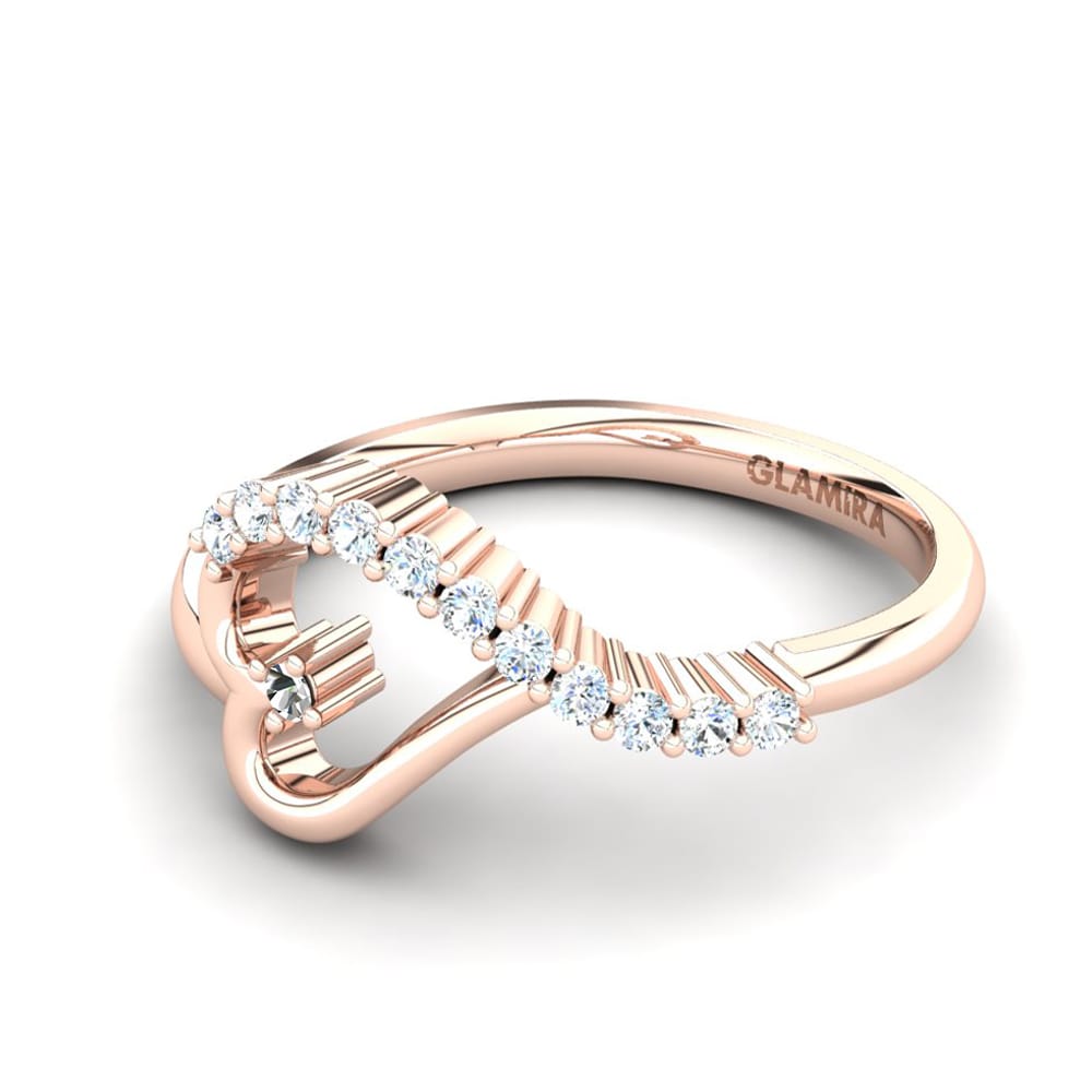 18ct Rose Gold Lab Grown Diamond Ring Callainus