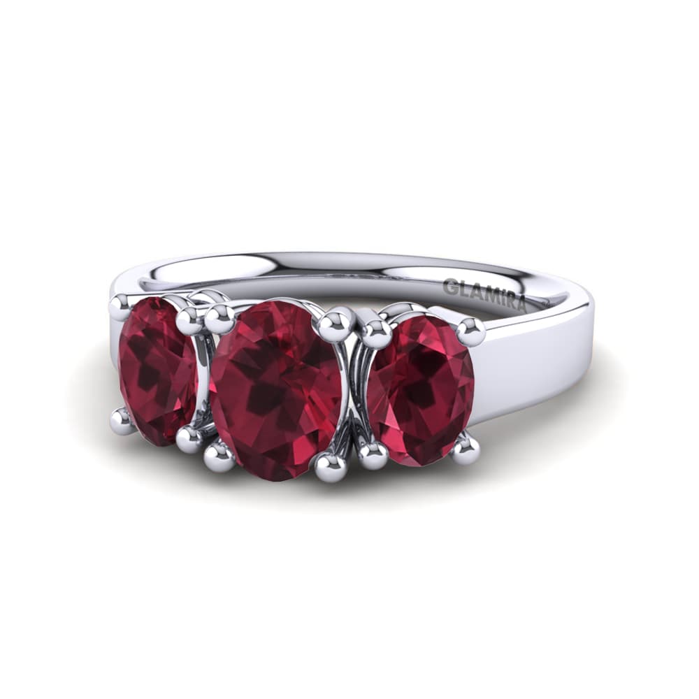 Garnet Engagement Ring Calybe
