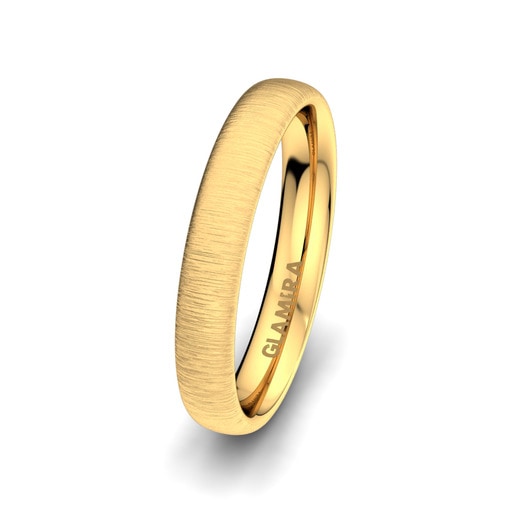 Men's Ring Alluring Balance 4 mm 375 Yellow Gold