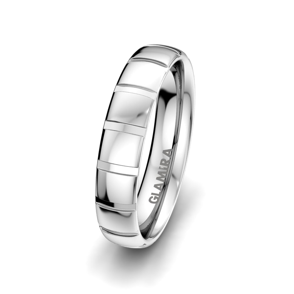 Anillo Boda Hombre Heavenly Style 5 mm Platino