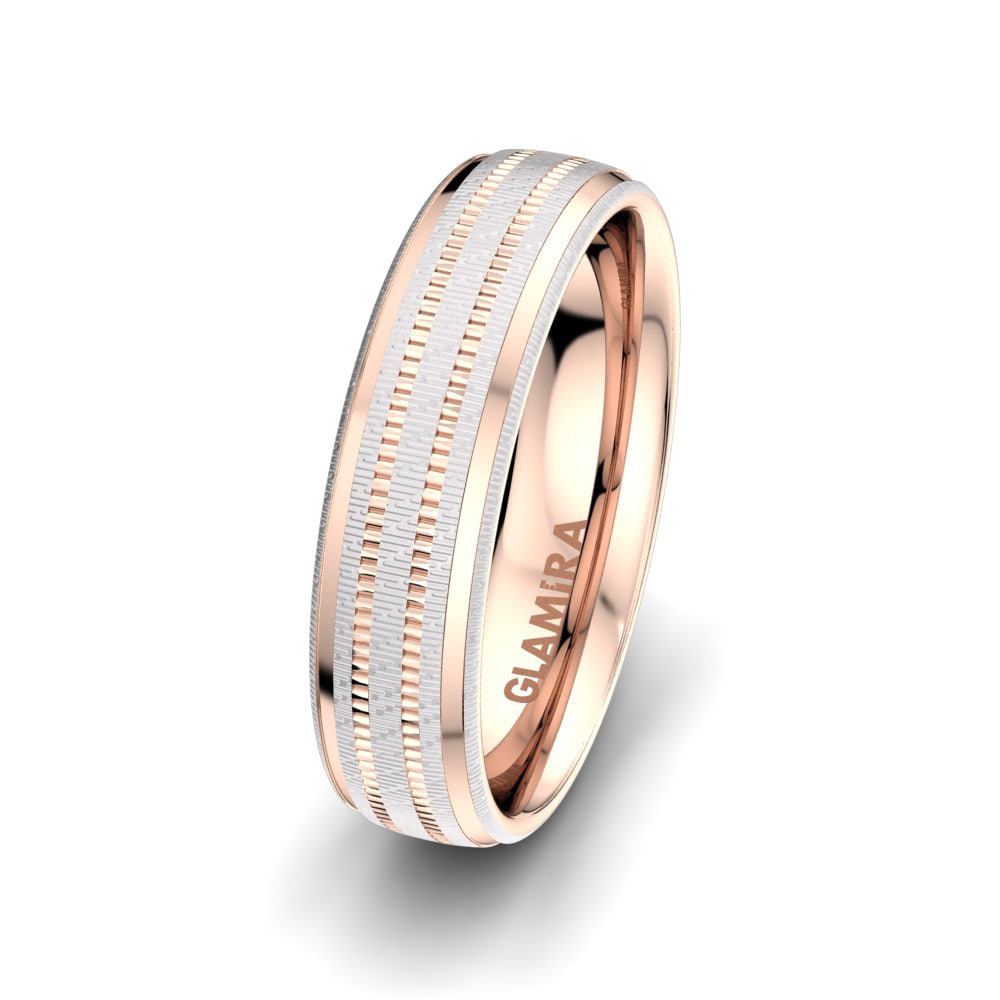 Memoire Men's Wedding Ring Embrace Certain 6 mm