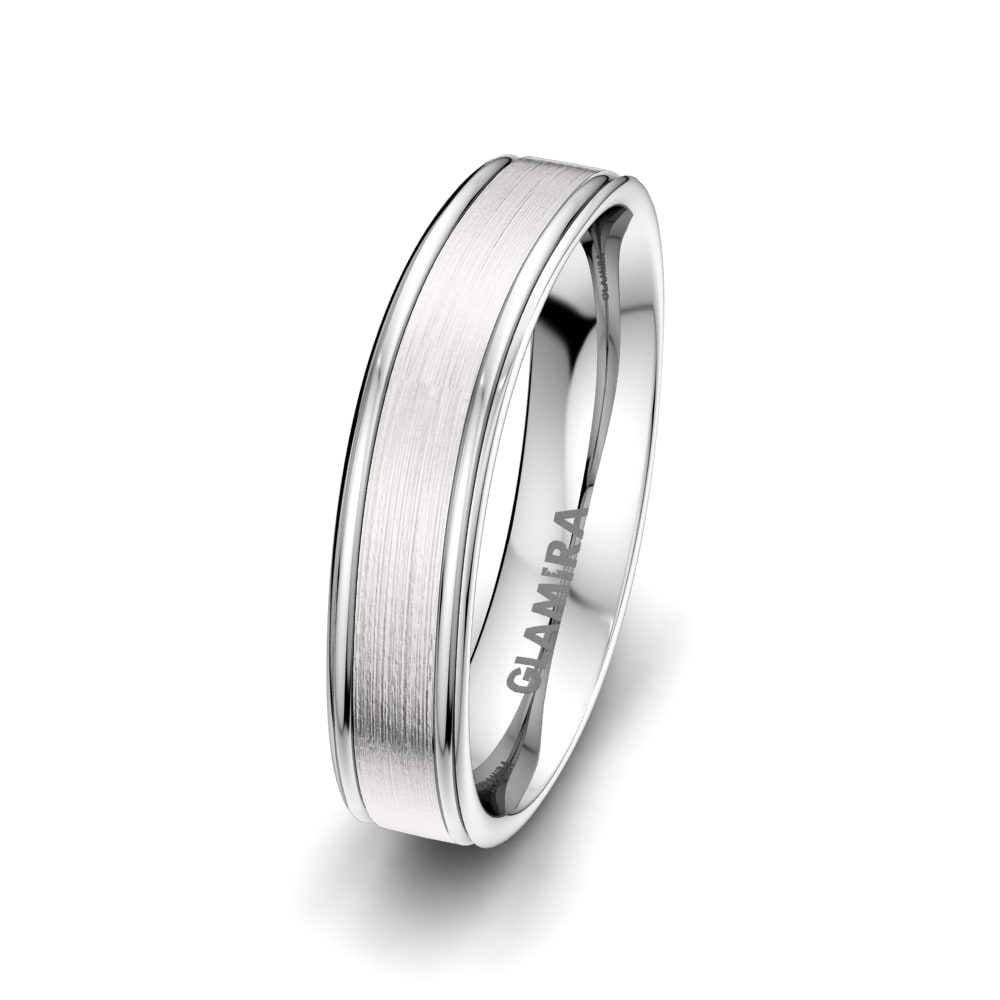 Simple Men's Wedding Ring Pure Hands 5 mm