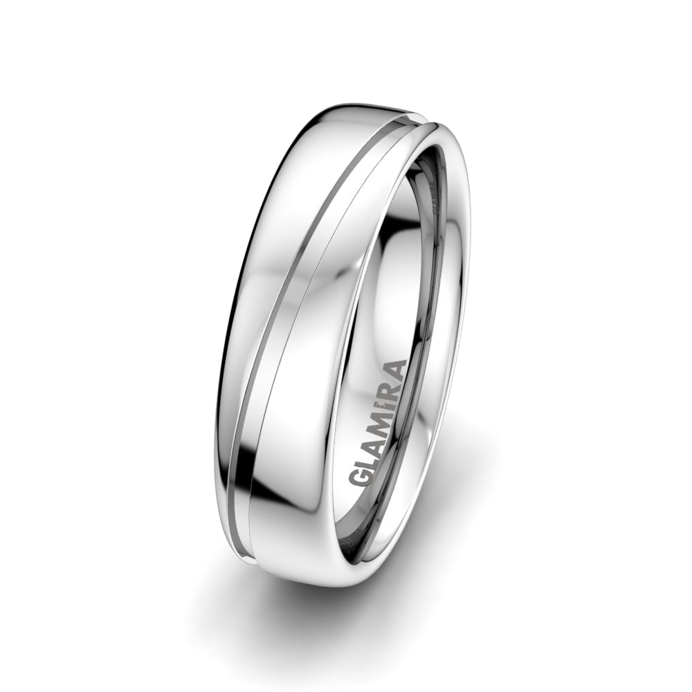 950 Palladium Men's Wedding Ring Heavenly Tender 6mm