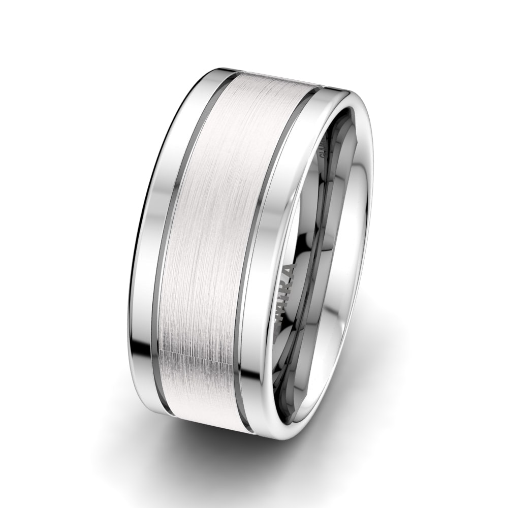 Twinset 950 Palladium Men s Ring Alluring Bird 10 mm