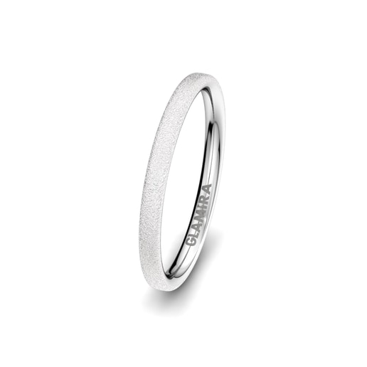 Men's Ring Classic Choice 2.5 mm 585 White Gold