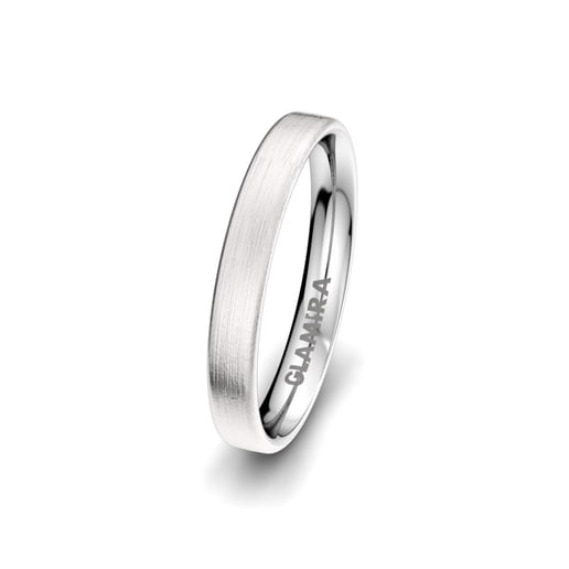 Men's Ring Classic Choice 3 mm 585 White Gold