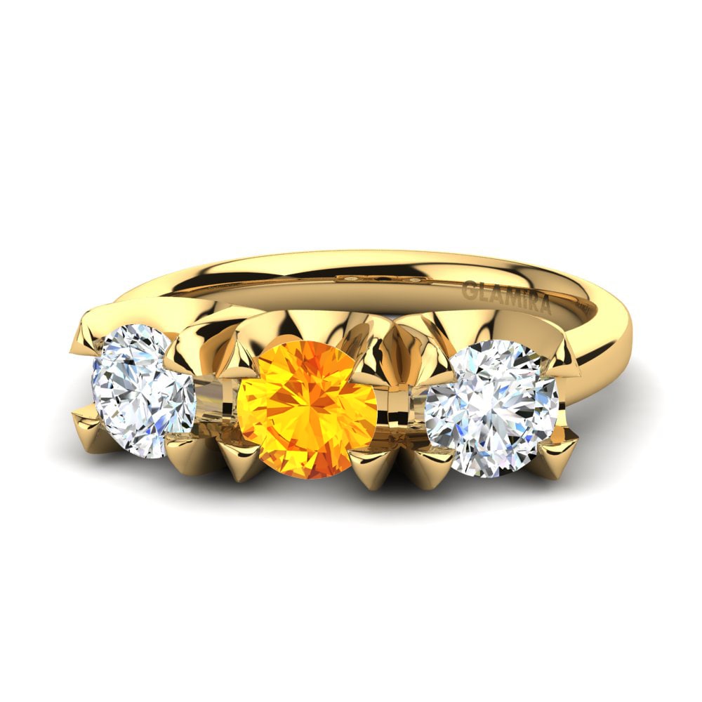 Citrine Engagement Ring Gerarda