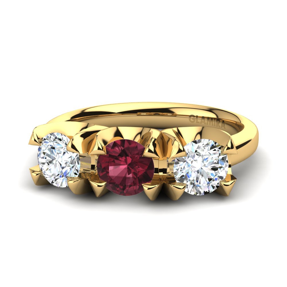 Garnet Engagement Ring Gerarda
