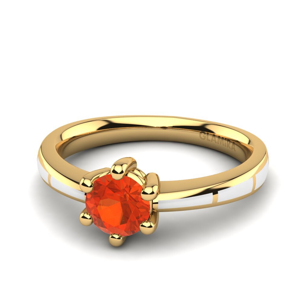Fire-Opal Engagement Ring Giacinta