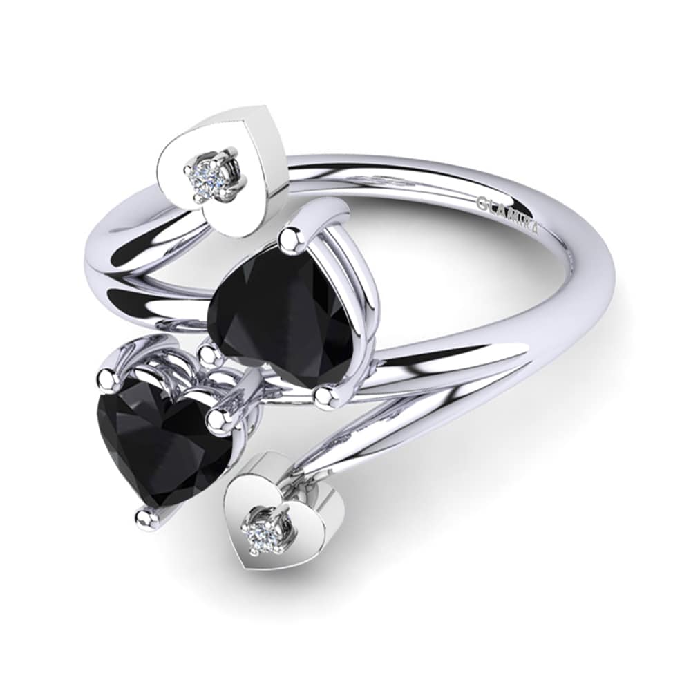 Schwarzer Diamant Ring Gianalis