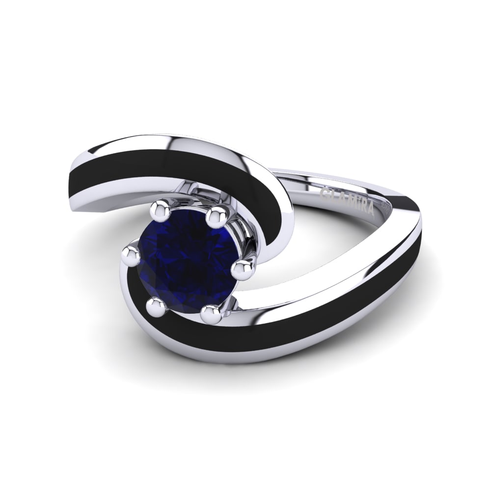 Saphir Verlobungsring Gilberta