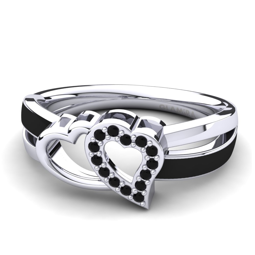 Black Sapphire Ring Giovanna
